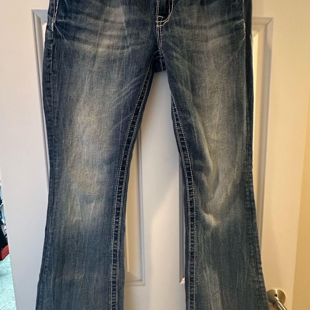 Miss Me Women's Boot Cut Jeans - Classic Blue